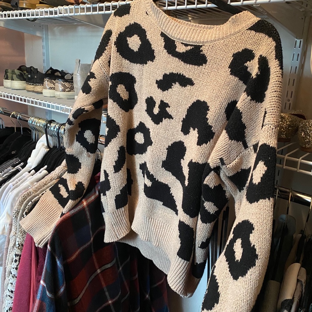 Cheetah sweater